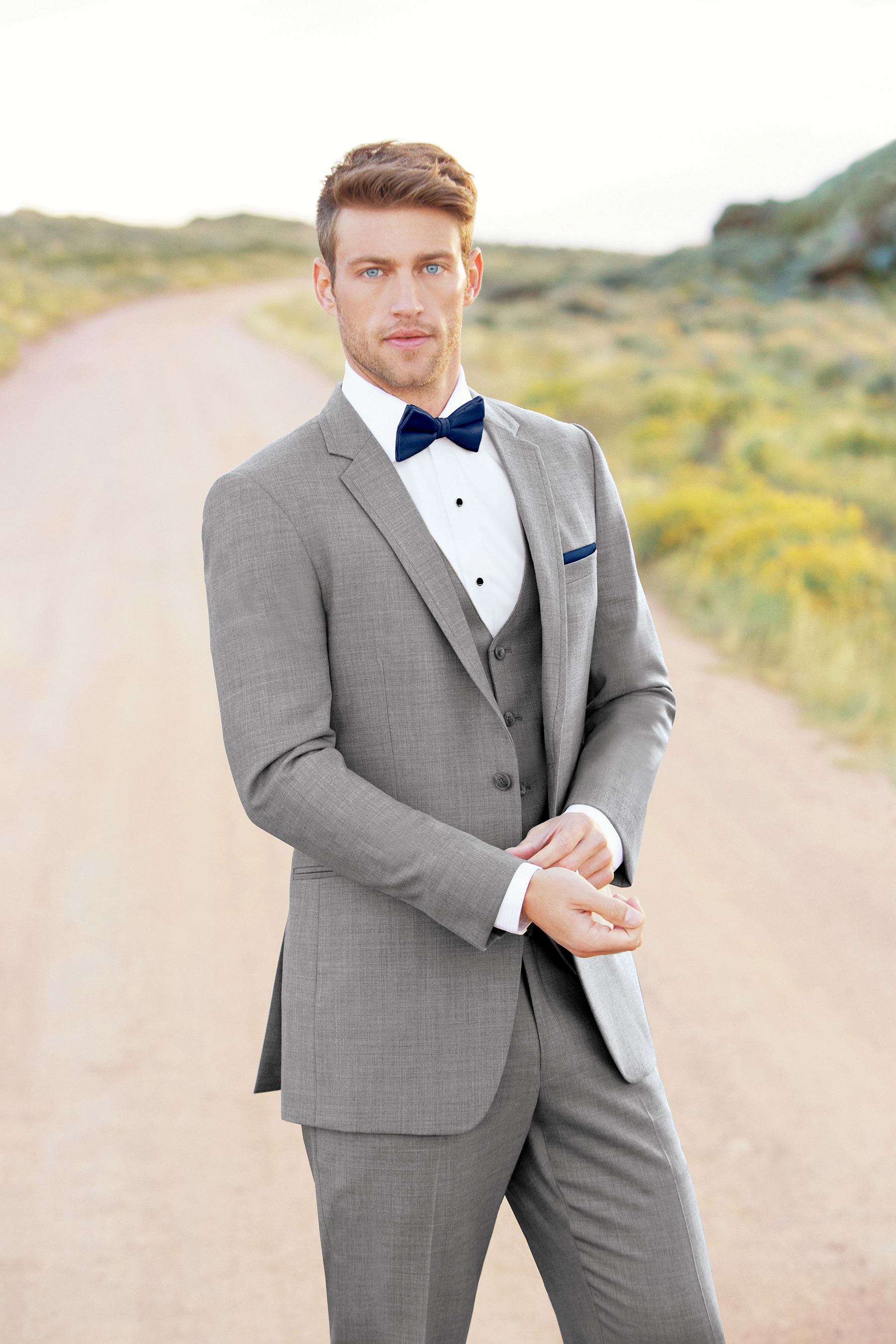 Linen Light Grey Suit
